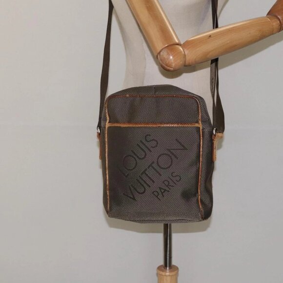 LOUIS VUITTON Damier Geant Sitadan NM Bag Brown Tail - Picture 1 of 16